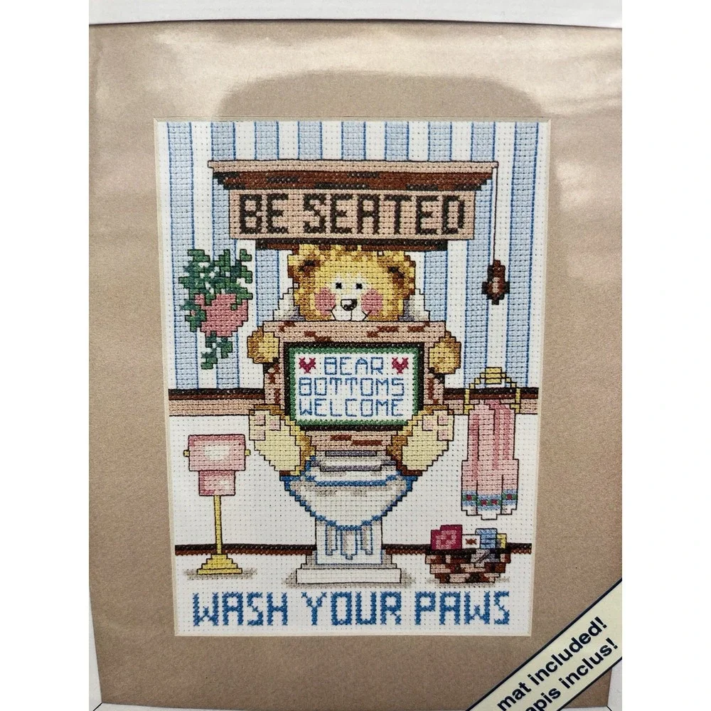 Counted Crosstitch Be Seated Weekenders Teddy Bear